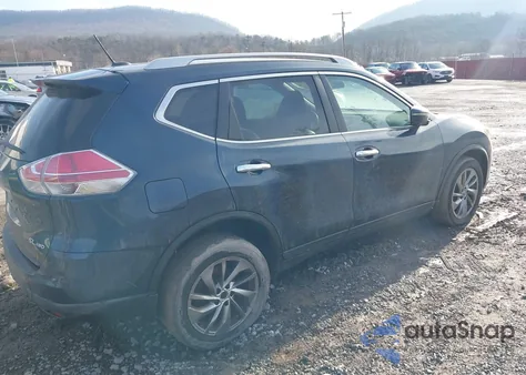 2015 Nissan Rogue Sl z USA, uszkodzony, nr VIN 5N1AT2MV6FC878385